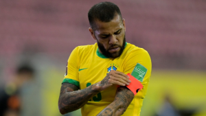 Daniel Alves pela seleção brasileira