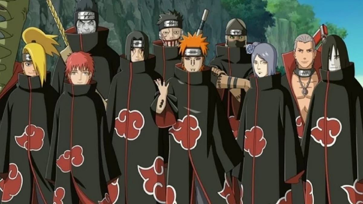 Cropped Nuvens Vermelhas Da Akatsuki