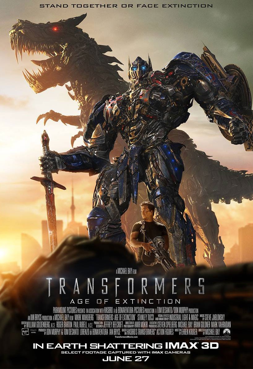 Big Poster Filme Transformers 1 LO01 Tamanho 90x60 cm