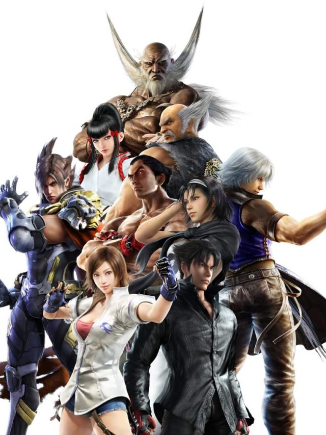 Todos os membros da Família Mishima em Tekken - Versus