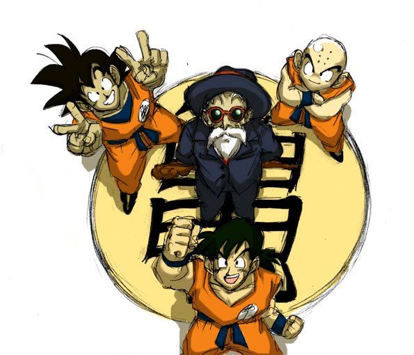 Desenhando Mestre Kame, Goku e Kiririn (Dragon Ball