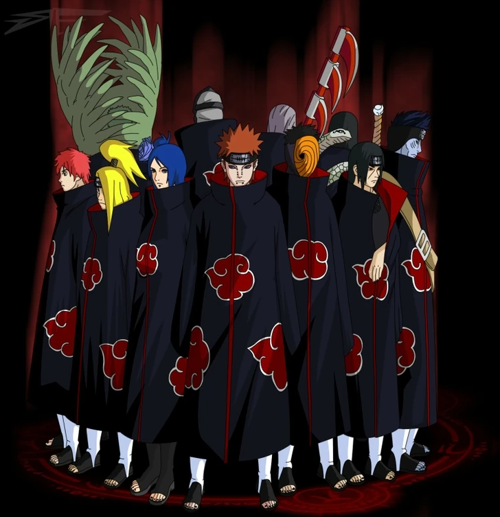 Os poderes dos ninjas da Akatsuki