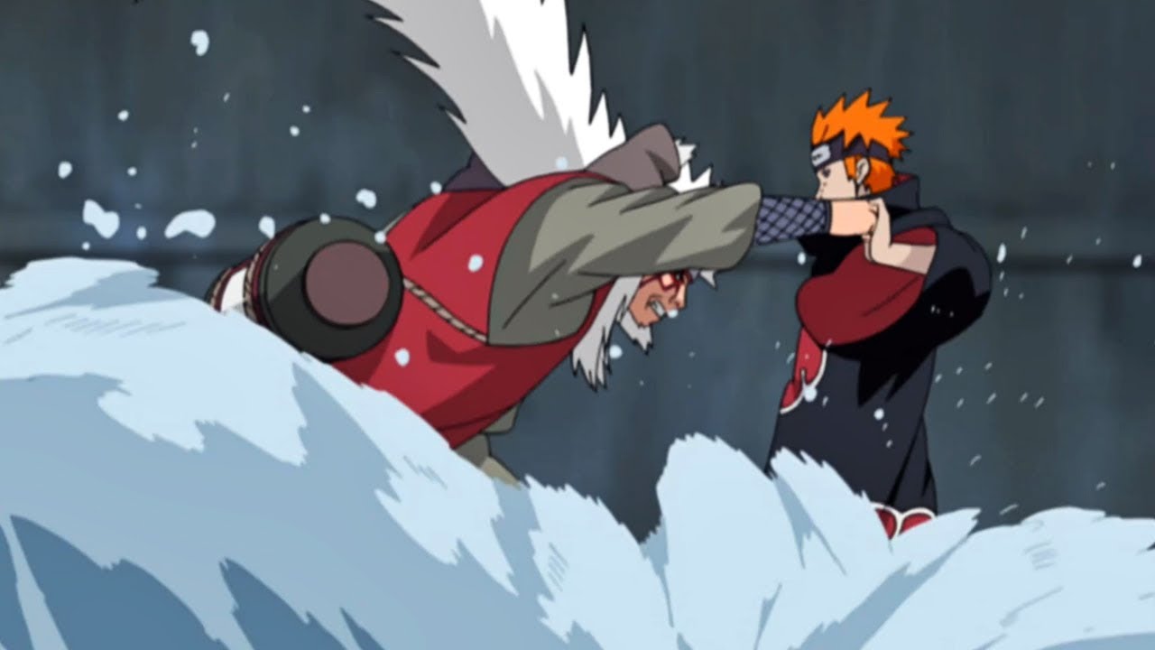 Jiraya VS Pain - Naruto Shippuden Dublado PT-BR 