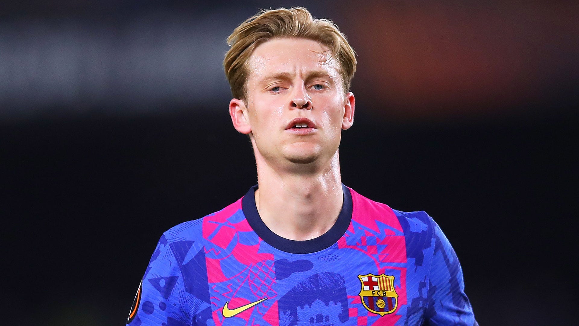 De Jong em campo pelo Barcelona