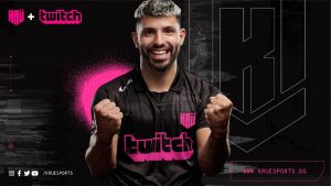 Sérgio Kun Agüero, dono da KRÜ E-sports.