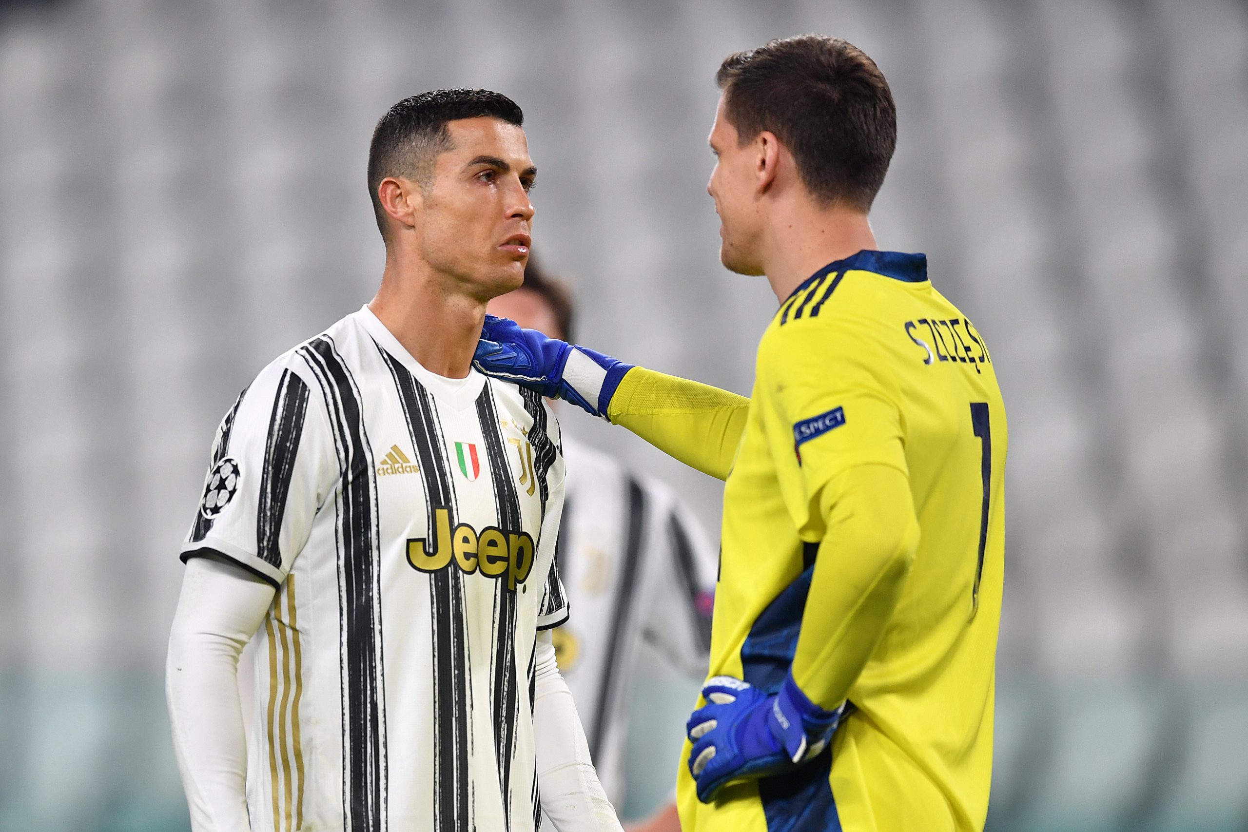 Cristiano Ronaldo e Szczesny