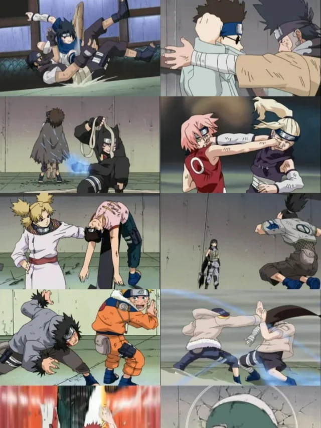 MEMORÁVEL! Relembre todas as lutas da primeira fase do Exame Chunnin em Naruto Clássico